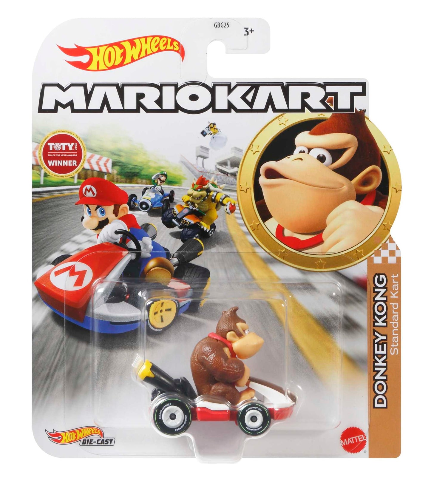 Hot Wheels Mario Kart Veh¨ªculo de Juguete Donkey Kong Est¨¢ndar Kart