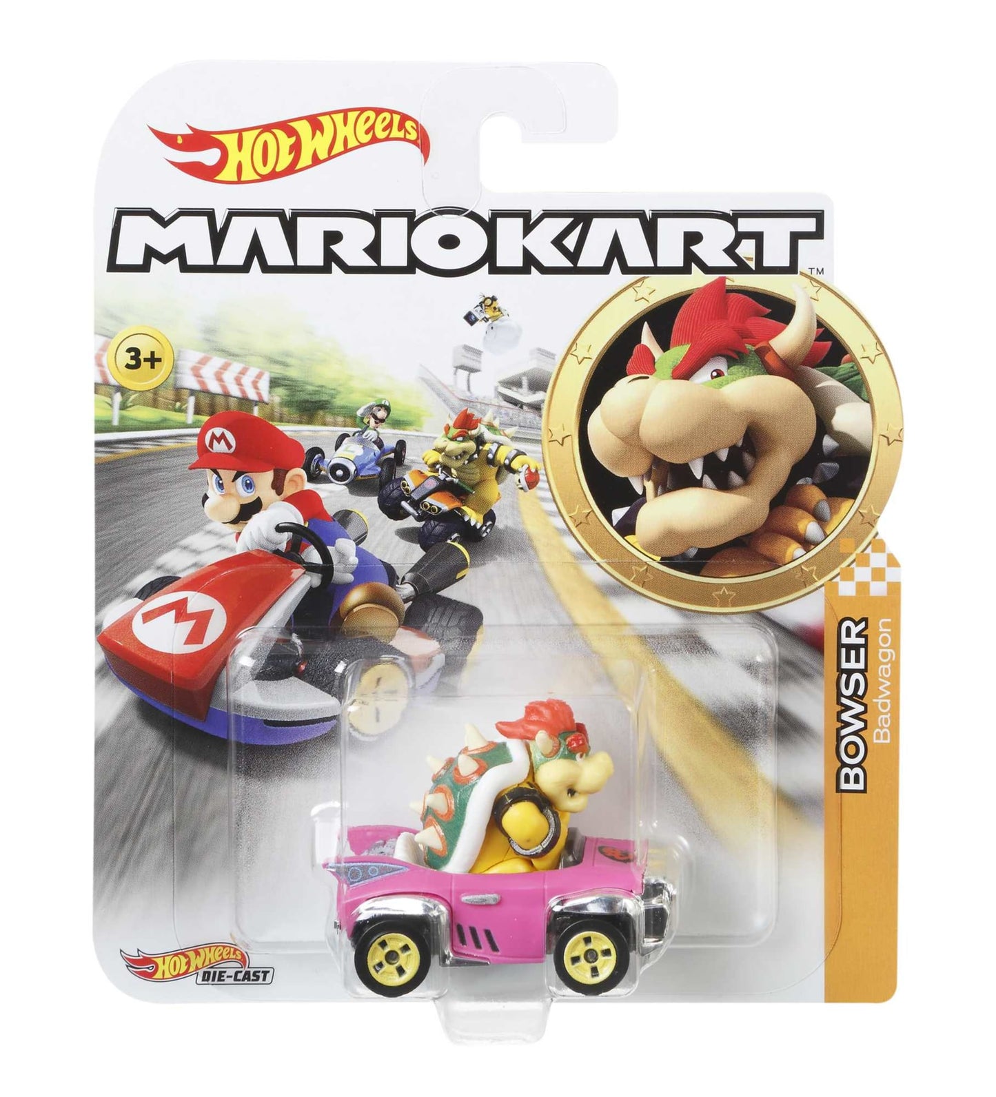 Hot Wheels Mario Kart Ve¨ªculo de Brinquedo Bowser