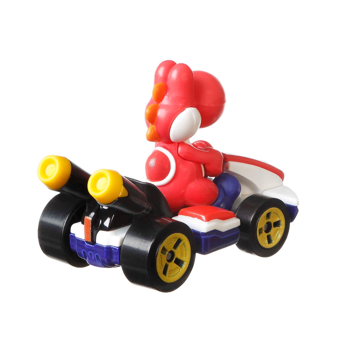 Hot Wheels Mario Kart Veh¨ªculo de Juguete Yoshi Rojo Est¨¢ndar Kart