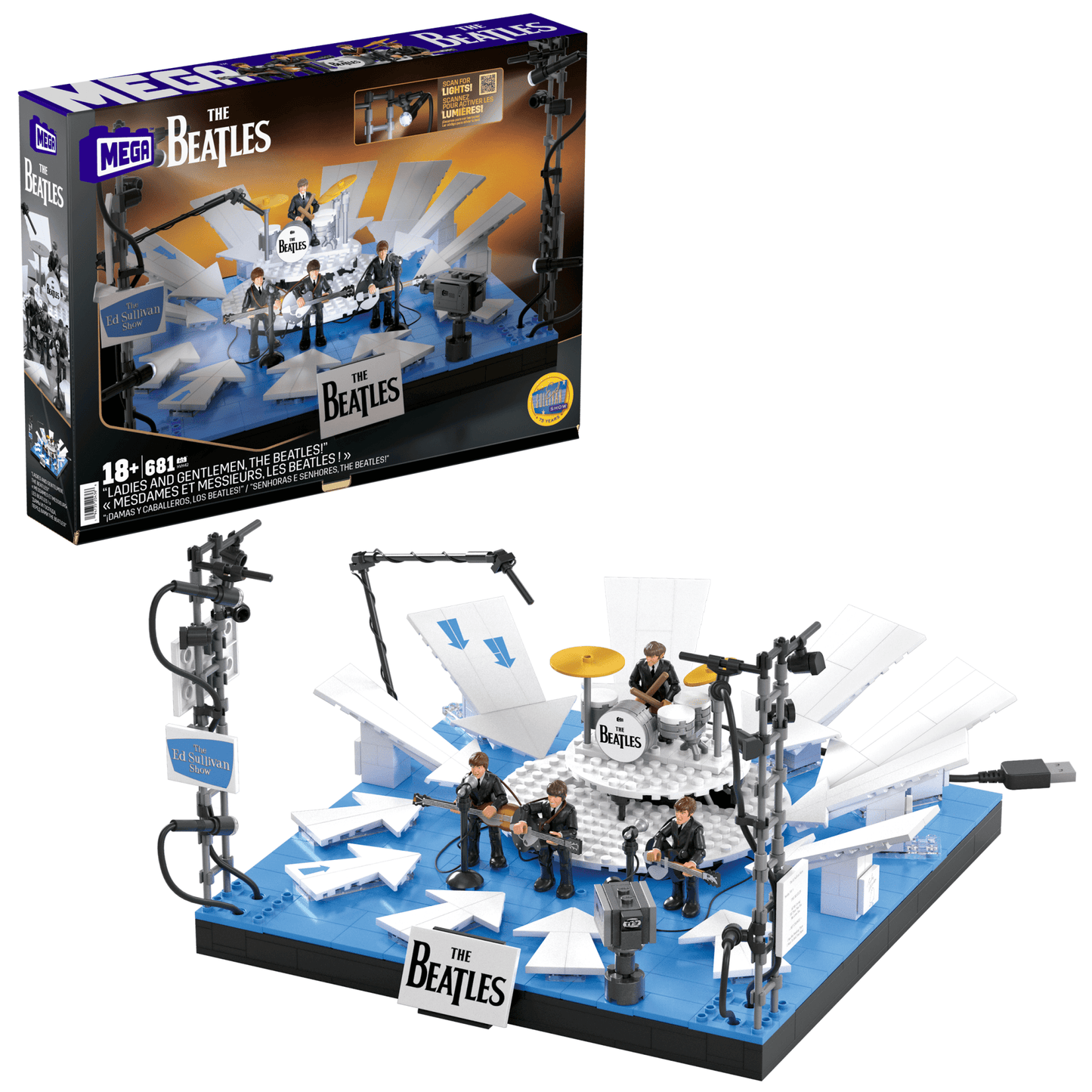 Mega The Beatles Coffret de Construction Avec Lumi¨¨res de Collection
