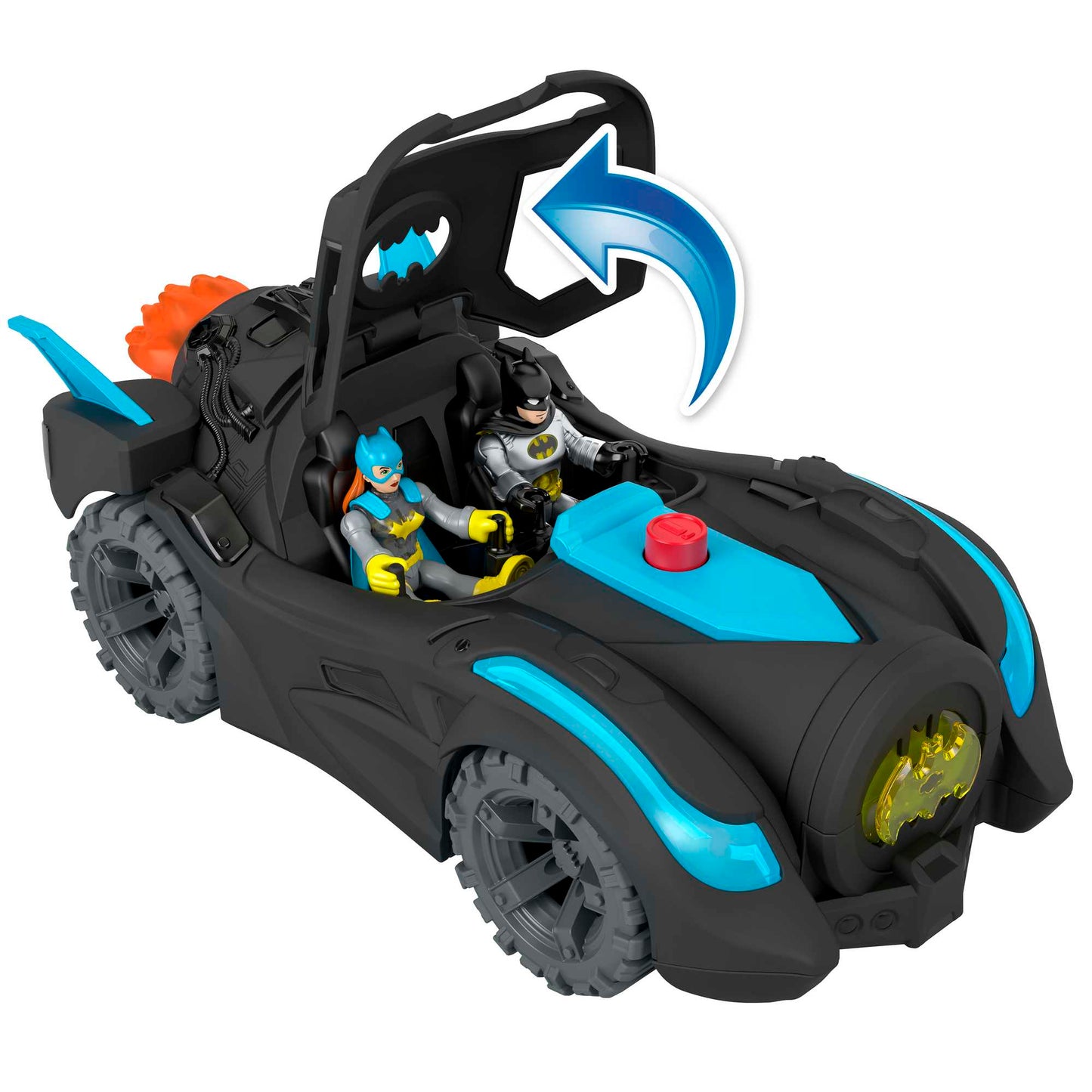 Imaginext DC Super Friends Figura de A??o Batm¨®vel Bat-Tech Deluxe