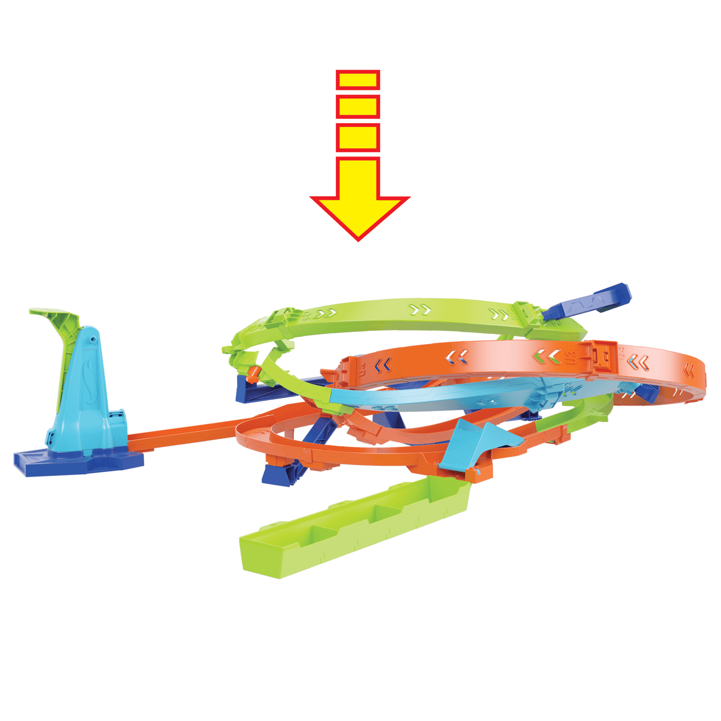 Hot Wheels  Action  D¨¦fi Boucle Cyclone, V¨¦hicule ¨¤ L¡¯¨¦chelle1:64