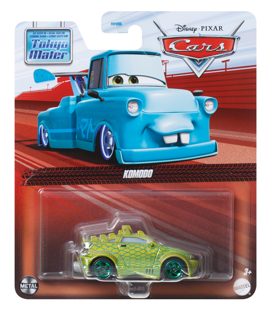 Carros da Disney e Pixar Diecast Ve¨ªculo de Brinquedo Komodo