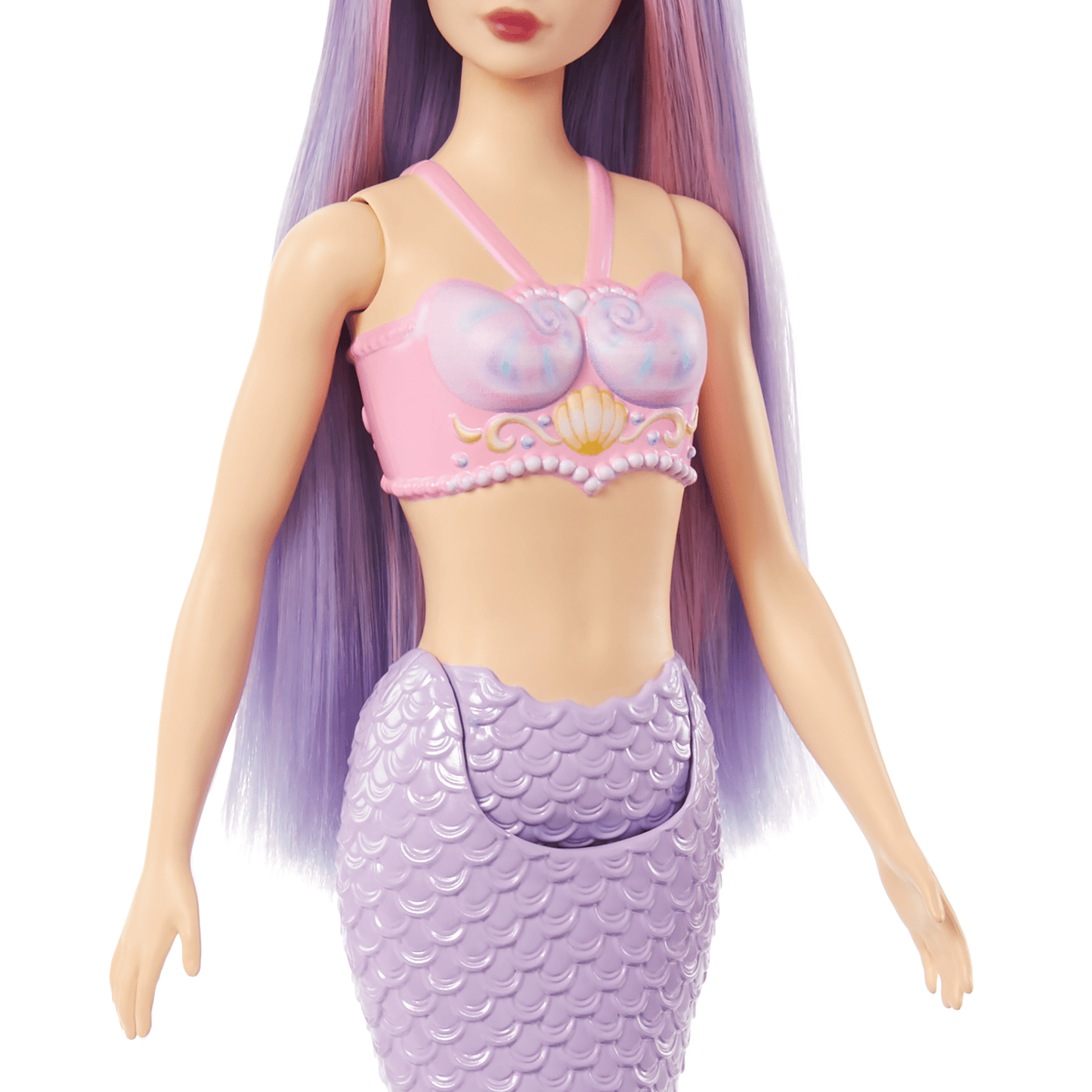 Barbie Fantasia Boneca Sereia com Cabelo Lil¨¢s