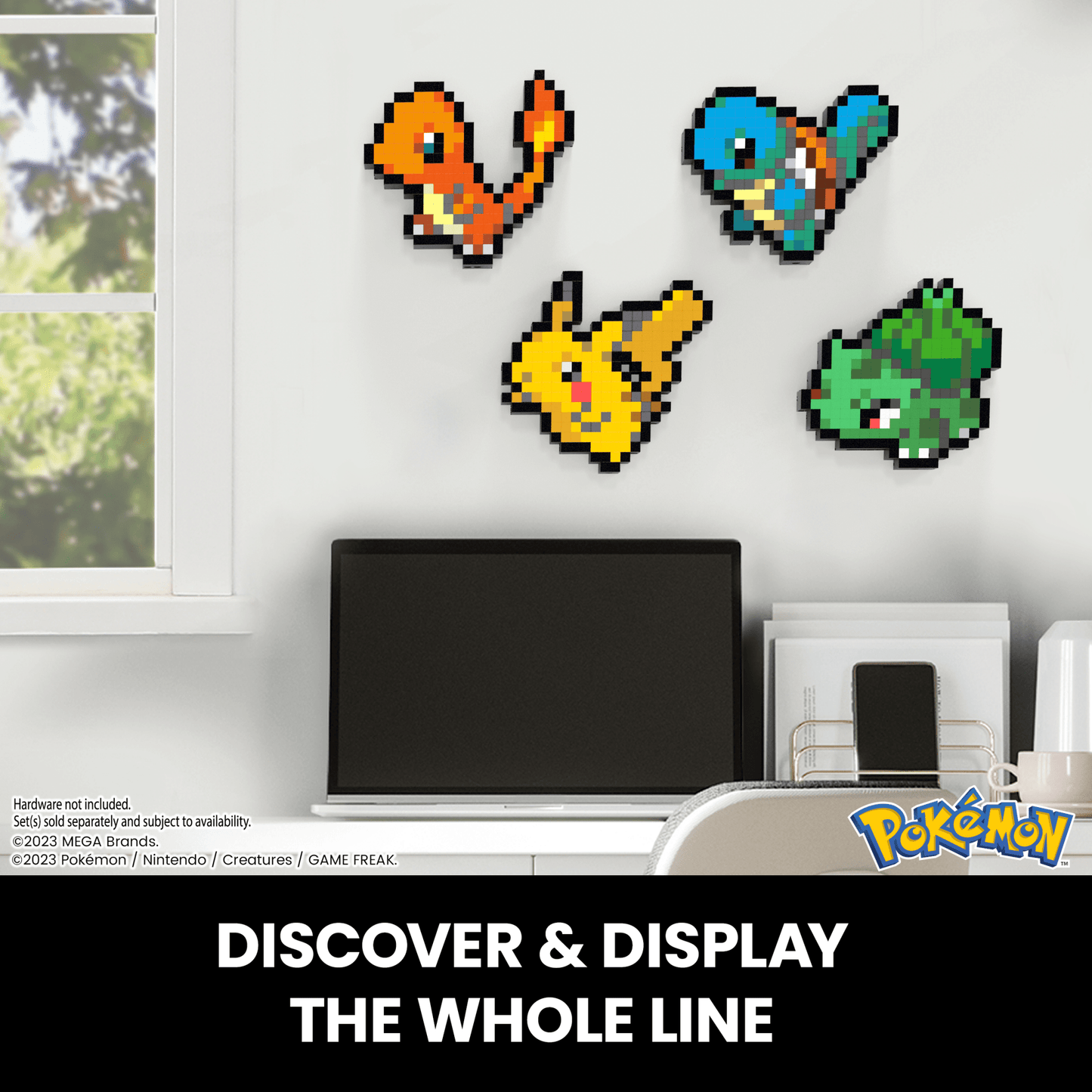 MEGA Pok¨¦mon Pikachu Building Toy Kit (400 Pieces) Retro Set For Collectors