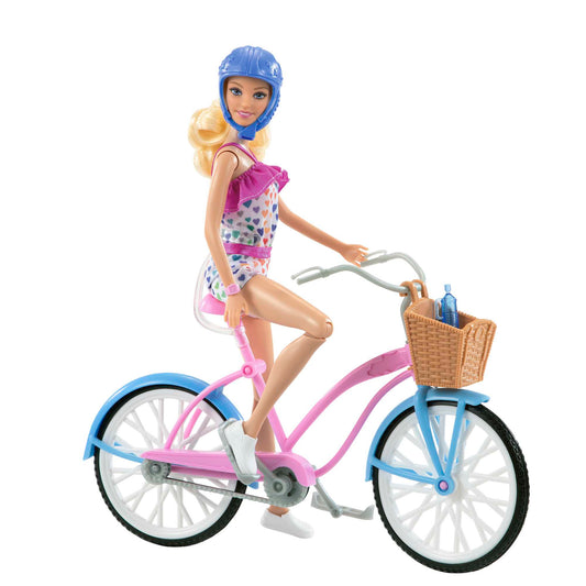 Barbie Set de Juego Bicicleta con Mu?eca