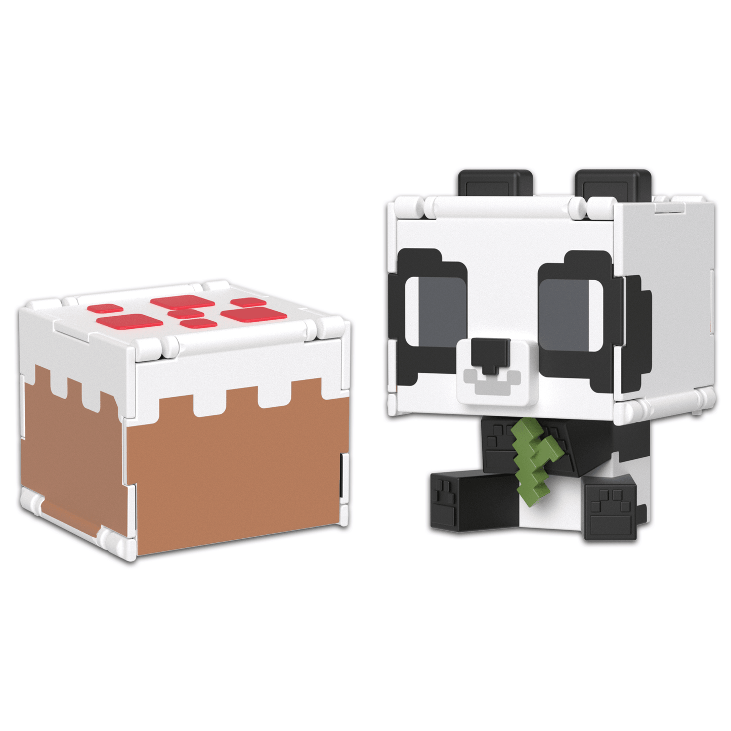 Minecraft Vanilla Figura de Acci¨®n Flippin' de 3.75 Panda + Pastel