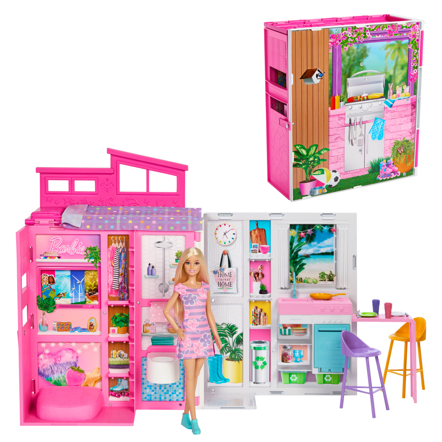 Barbie Casa de Mu?ecas Glam con Mu?eca