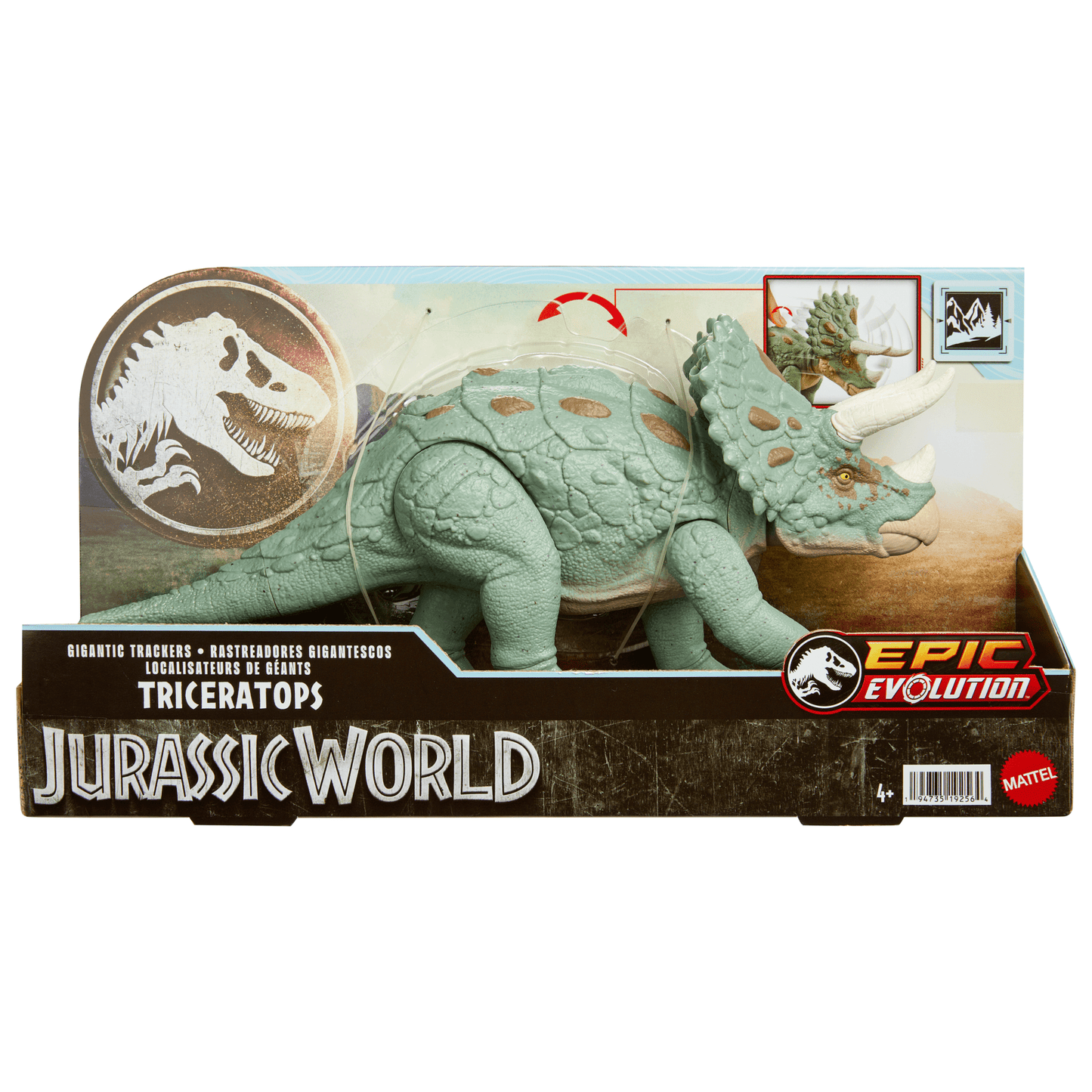Jurassic World  M¨¦ga Action  Tric¨¦ratops, Esp¨¨ce de Grande Taille