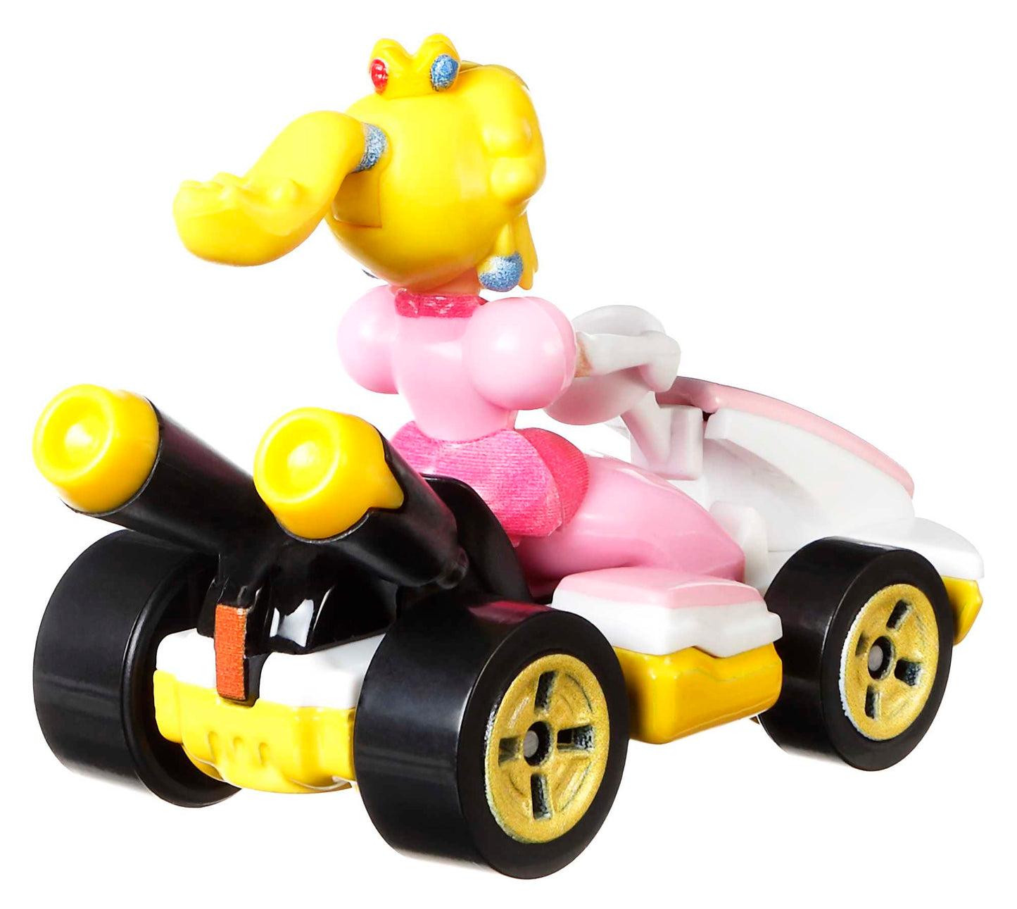 Hot Wheels Mario Kart Ve¨ªculo de Brinquedo Kart Padr?o Princesa Peach