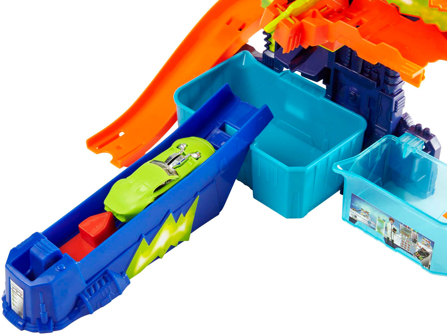 Hot Wheels City Pista de Brinquedo Color Shifters Laborat¨®rio Cient¨ªfico