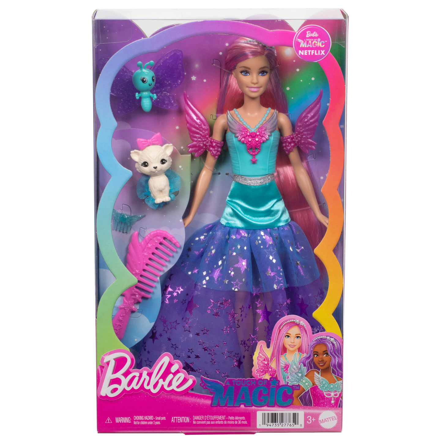 Barbie Doll With 2 Fantasy Pets, Barbie ¡°Malibu¡± From Barbie A Touch Of Magic