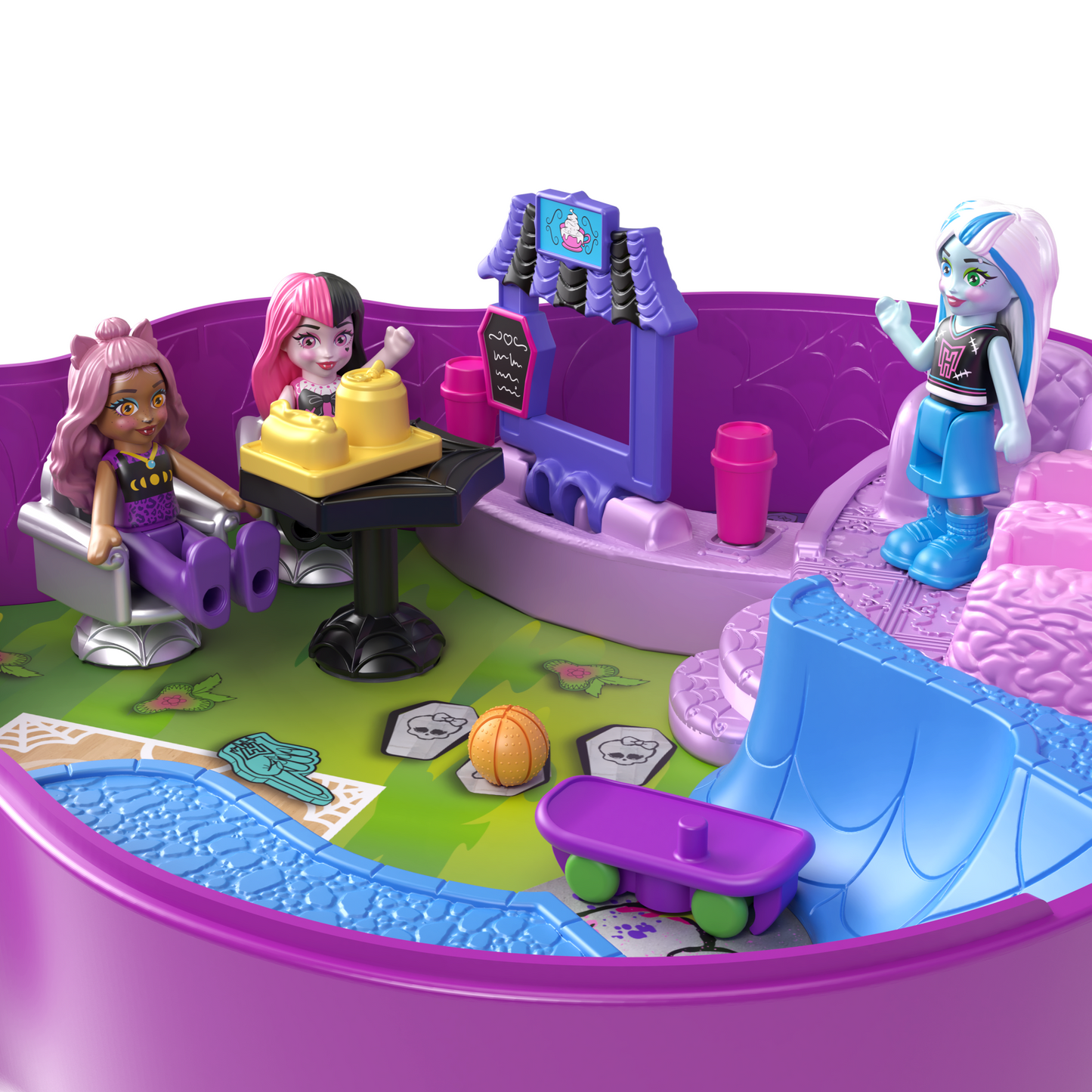 Polly Pocket  Monster High  Coffret Avec 3Micro-Poup¨¦es et 10Acc.