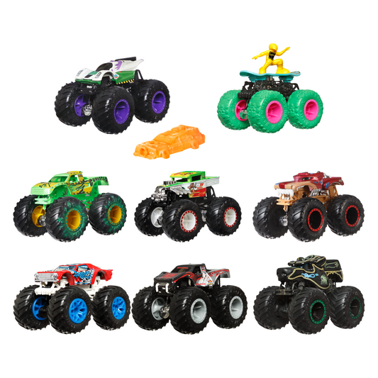 Hot Wheels Monster Trucks Veh¨ªculo de Juguete Auto Sorpresa Escala 1:64