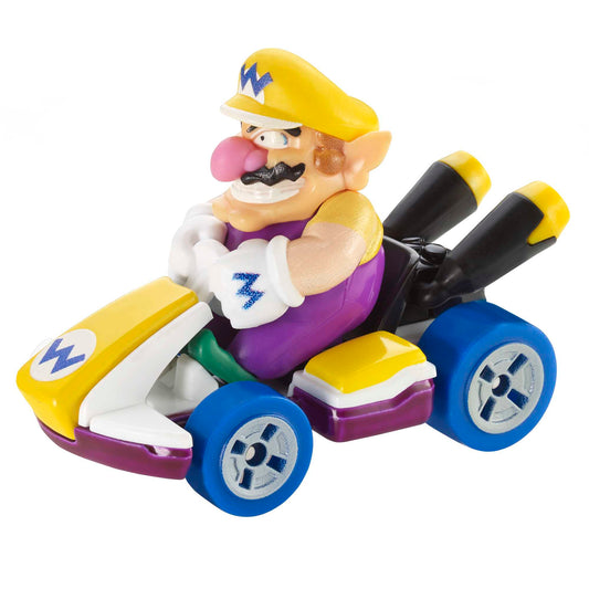 Hot Wheels Mario Kart Ve¨ªculo de Brinquedo Kart Padr?o Wario