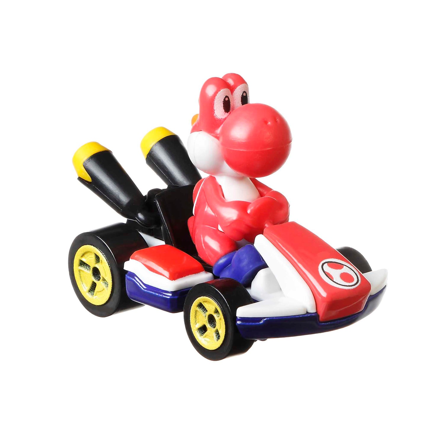 Hot Wheels Mario Kart Ve¨ªculo de Brinquedo Kart Padr?o Yoshi Vermelho